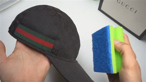 gucci cap waschen|how to clean gucci hat.